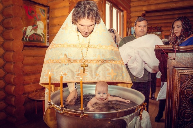 Видеосъемка крещения на Северном
